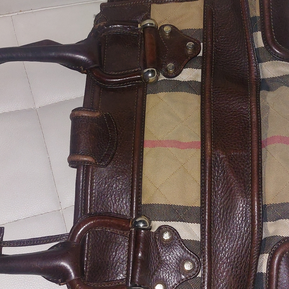 Burberry handbag authentic large Vintage - Picture 5 of 8